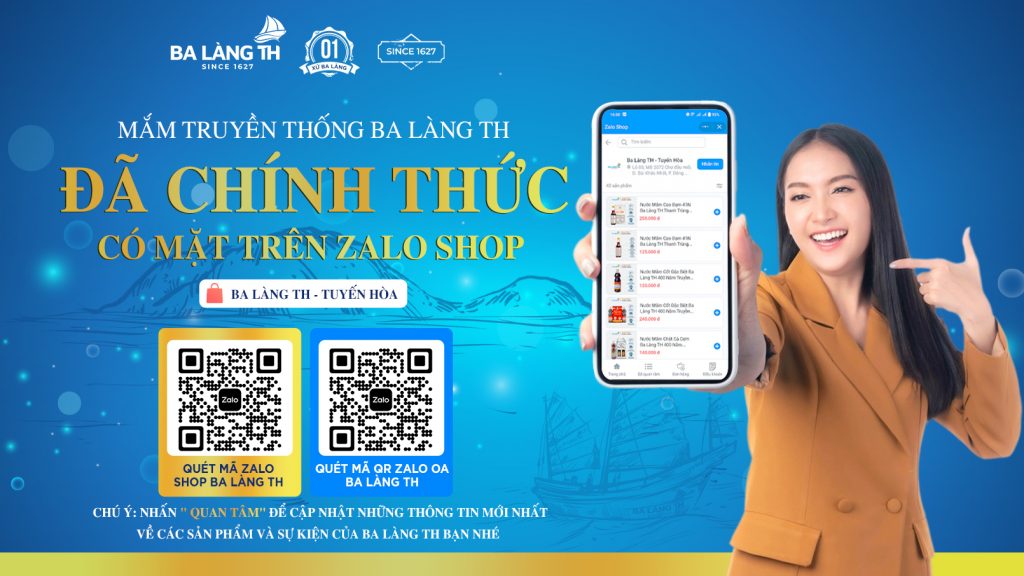 Mắm Truyền Thống Ba Làng TH Đã Trên Zalo Shop