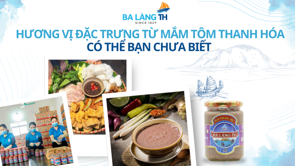 HƯƠNG VỊ ĐẶC TRƯNG TỪ MẮM TÔM THANH HÓA CÓ THỂ BẠN CHƯA BIẾT