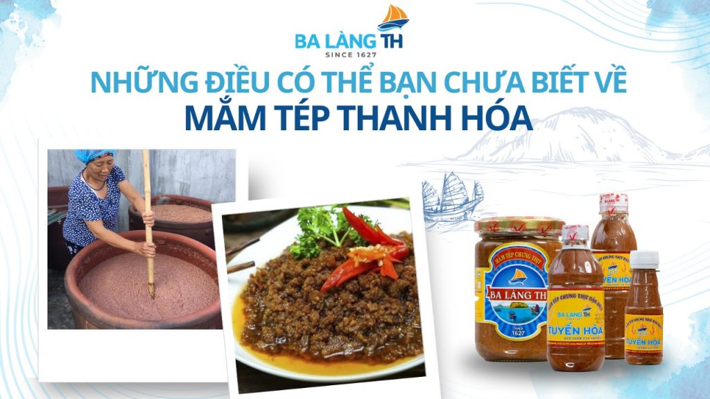 NHỮNG ĐIỀU CÓ THỂ BẠN CHƯA BIẾT VỀ MẮM TÉP THANH HÓA