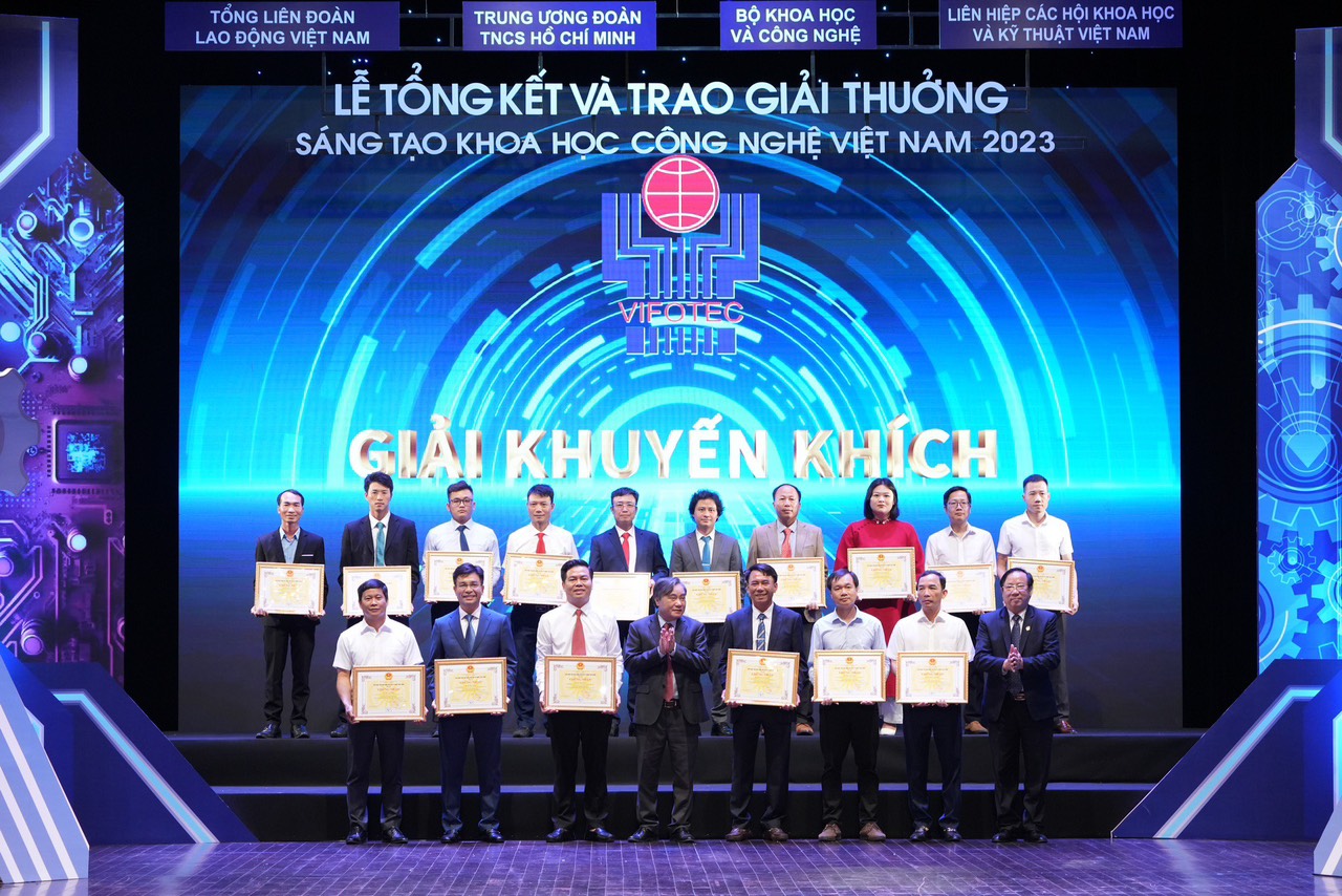 Ba Làng TH Đạt Giải Thưởng Sáng Tạo Khoa Học Công Nghệ Việt Nam 2023