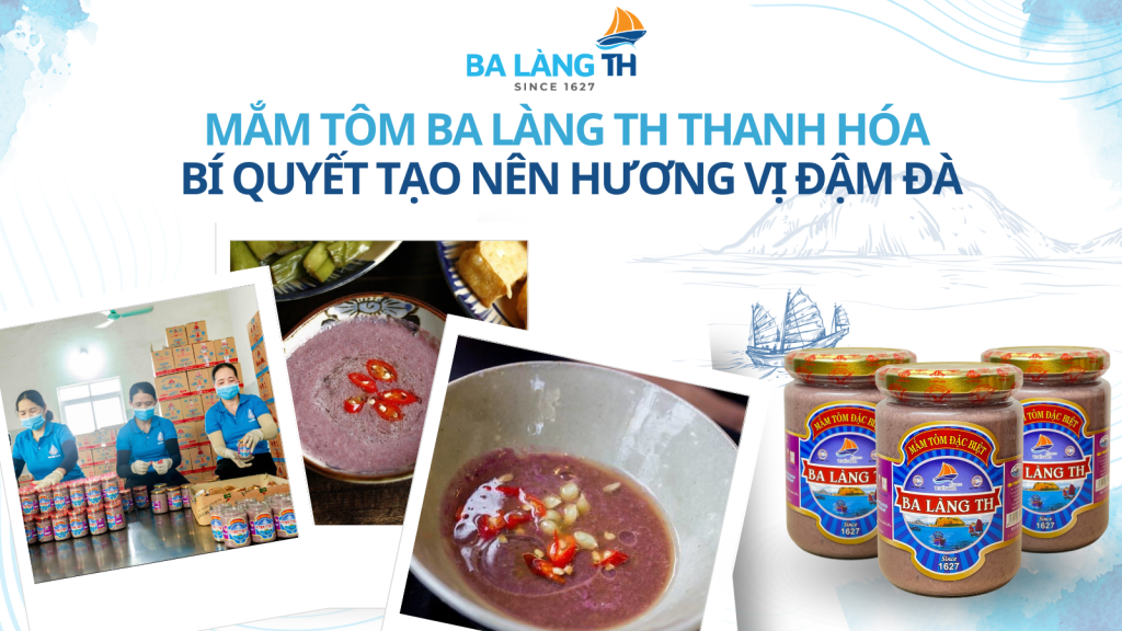 Mắm Tôm Hương Vị Ba Làng TH