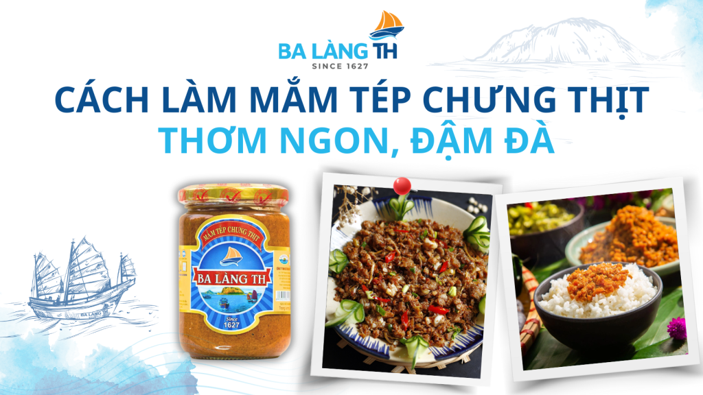 Cách Làm Món Thịt Chưng Mắm Tép