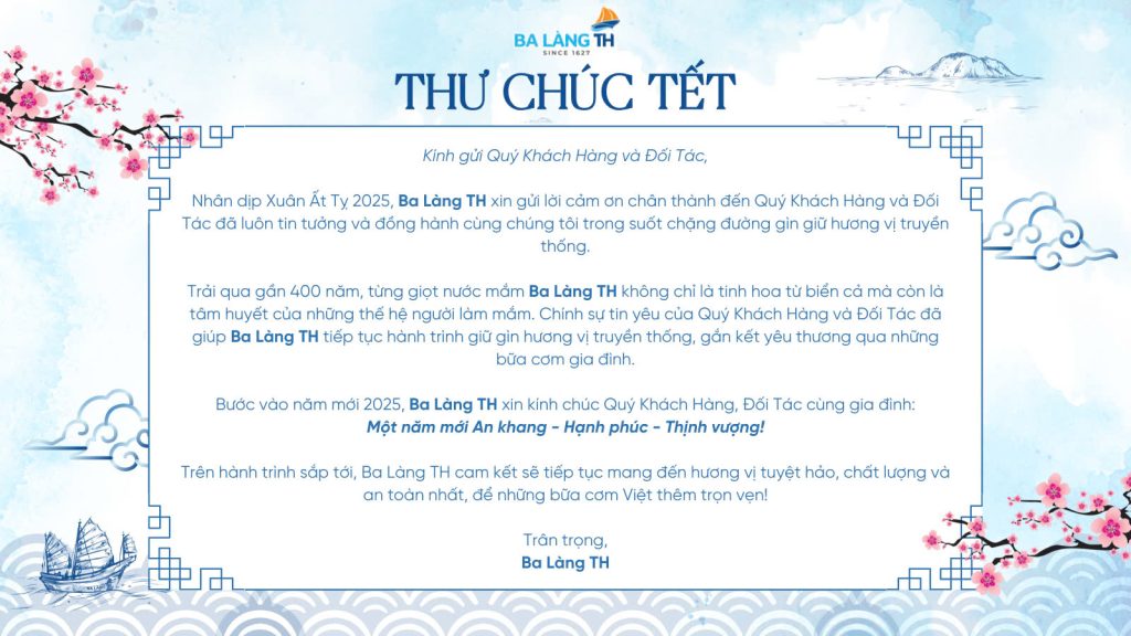 Thư Chúc Tết 2025