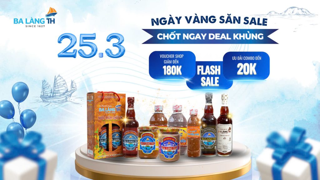 25.3 NGÀY VÀNG SĂN SALE, CHỐT NGAY DEAL KHỦNG CÙNG BA LÀNG TH