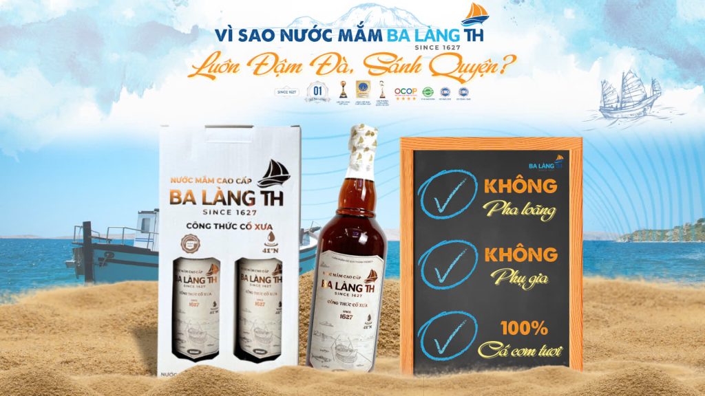 Vì Sao Nước Mắm Ba Làng TH Luôn Đậm Đà, Sánh Quyện