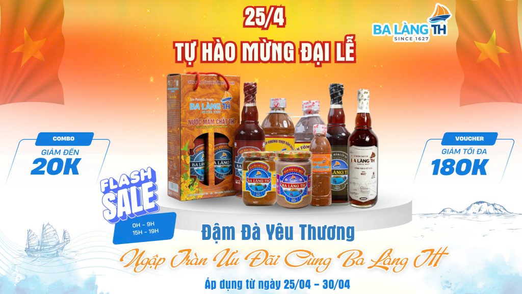 25-4 Tự hào chào mừng Đại lễ Đậm Đà Yêu Thương, Ngập Tràn Ưu Đãi Cùng Ba Làng TH