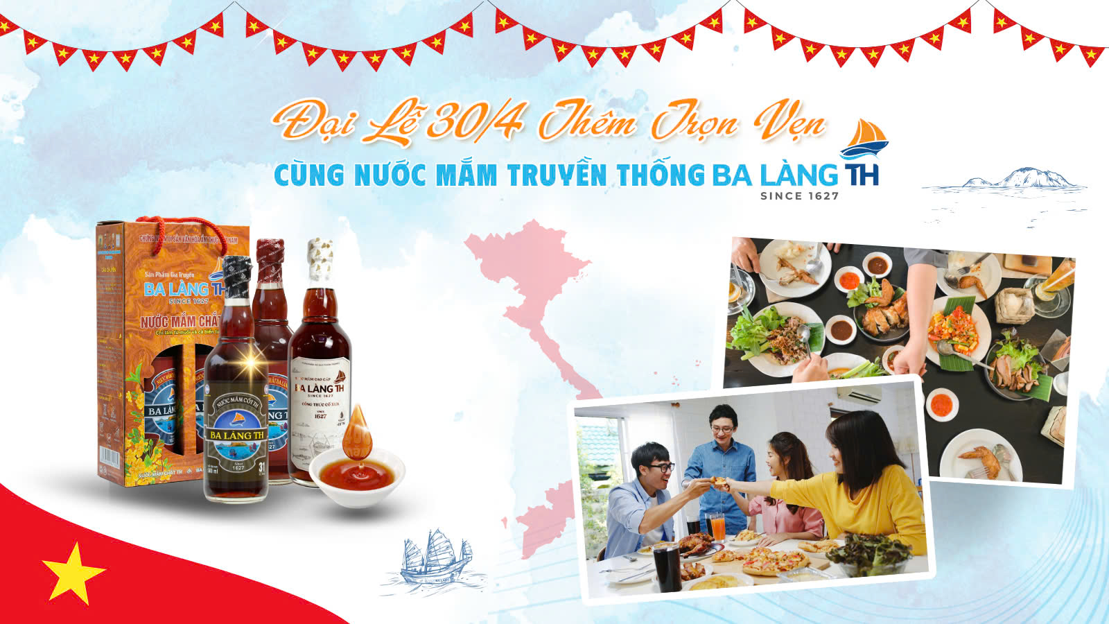 Đại Lễ 30/4 Thêm Trọn Vẹn Cùng Nước Mắm Truyền Thống Ba Làng TH