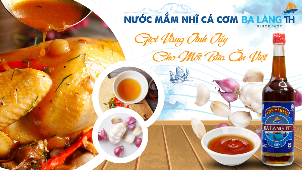 Nước Mắm Nhĩ Cá Cơm Ba Làng TH - Giọt Vàng Tinh Túy Cho Mỗi Bữa Ăn Việt