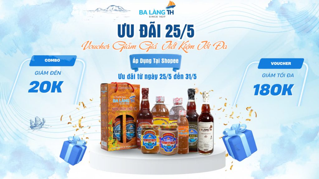 Ưu Đãi 25/5 - Voucher Giảm giá, Combo Cực Hời