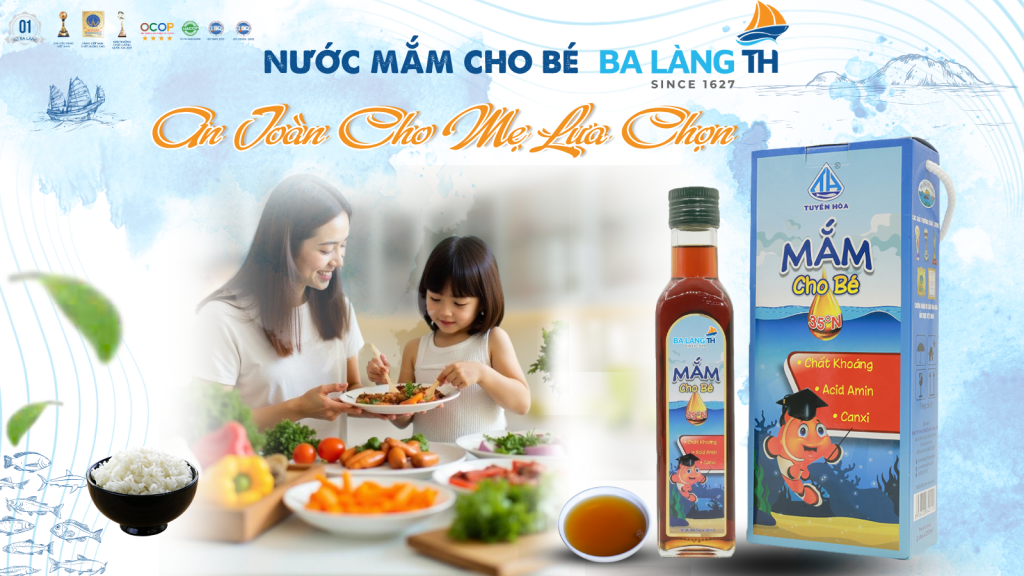 Nước mắm cho bé Ba Làng TH