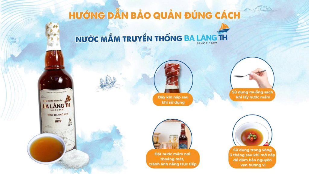 Hướng Dẫn Cách Bảo Quản Nước Mắm Truyền Thống Ba Làng Th Đúng Cách