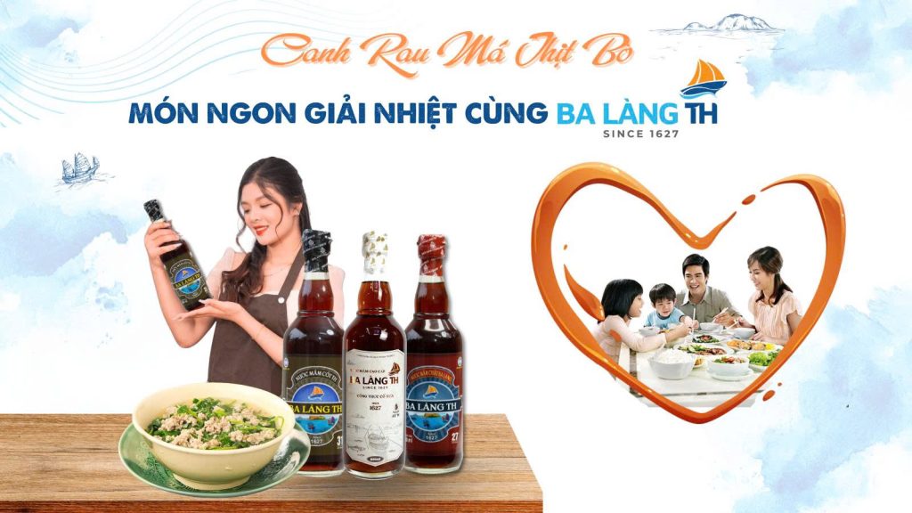 Canh Rau Má Thịt Bò – Món Ngon Giải Nhiệt Mùa Hè Cùng Ba Làng Th