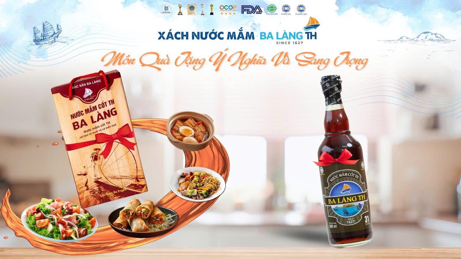 Xách Nước Mắm Ba Làng Th - Món Quà Tặng Ý Nghĩa Và Sang Trọng
