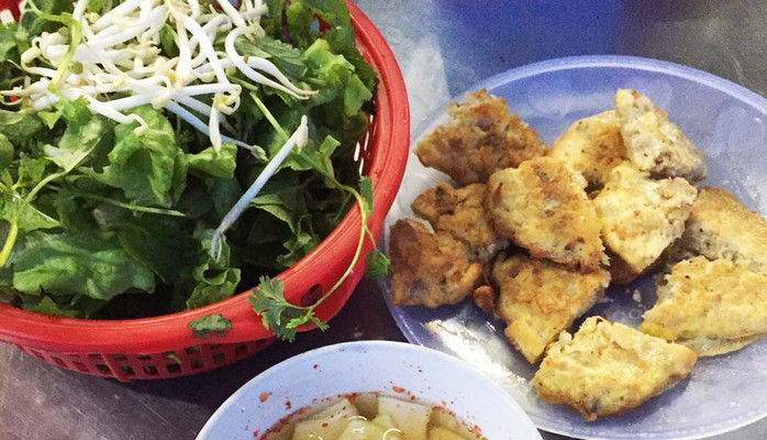 Bánh khoái nồi rang