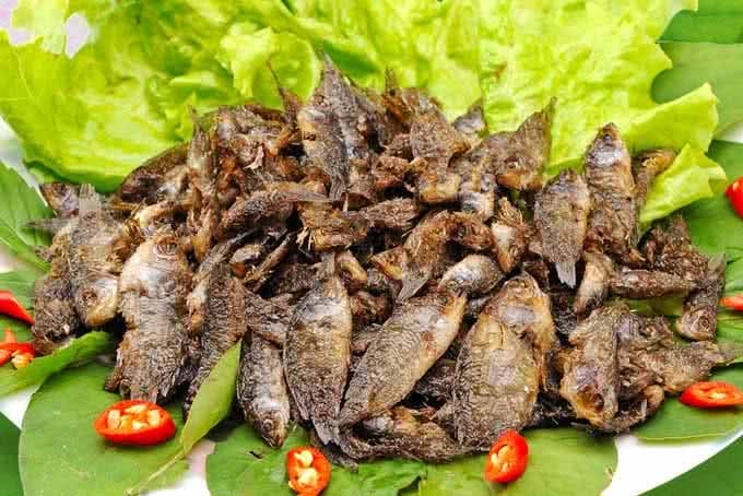 Cá rô Đầm Sét nướng