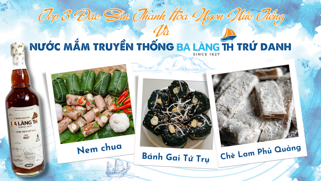 Đặc sản Thanh Hóa Nước Mắm Truyền Thống Ba Làng TH