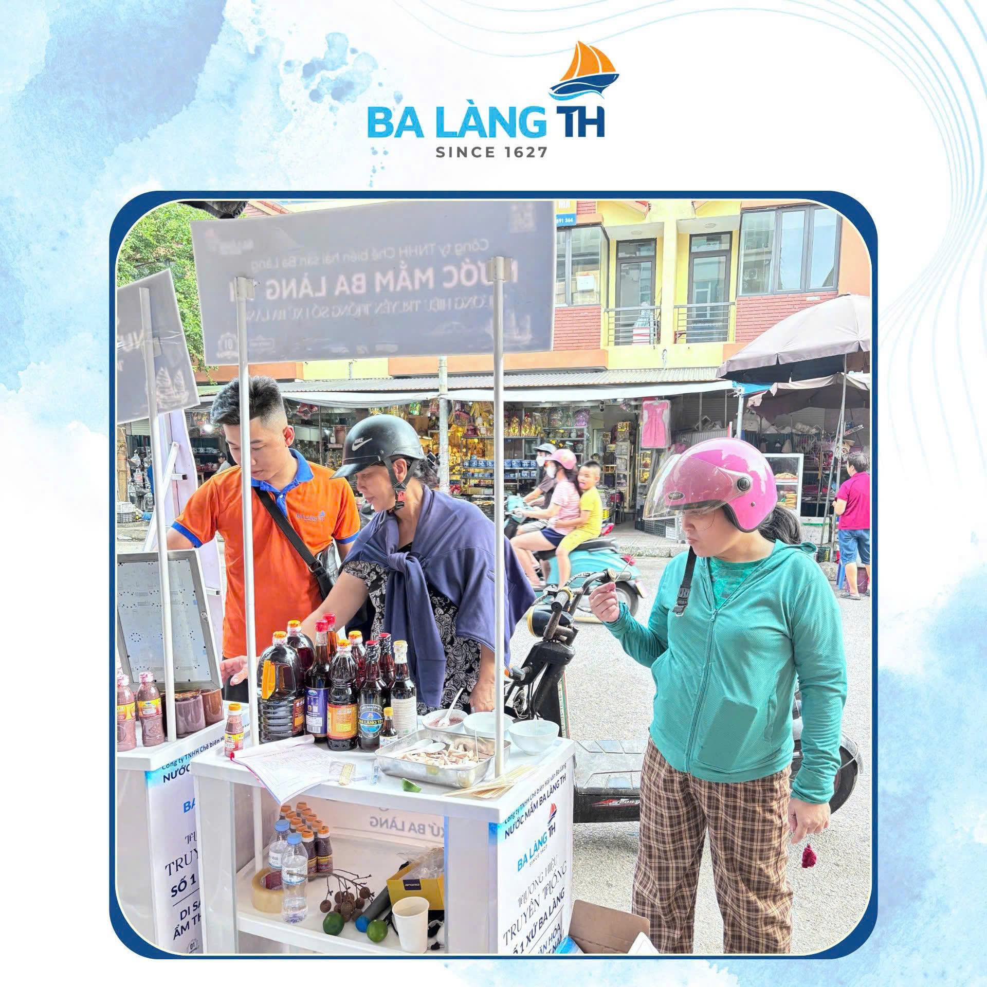Ngày đầu tiên đầy hứng khởi – Ba Làng TH cùng bà con chợ Minh Phương, Nông Trang