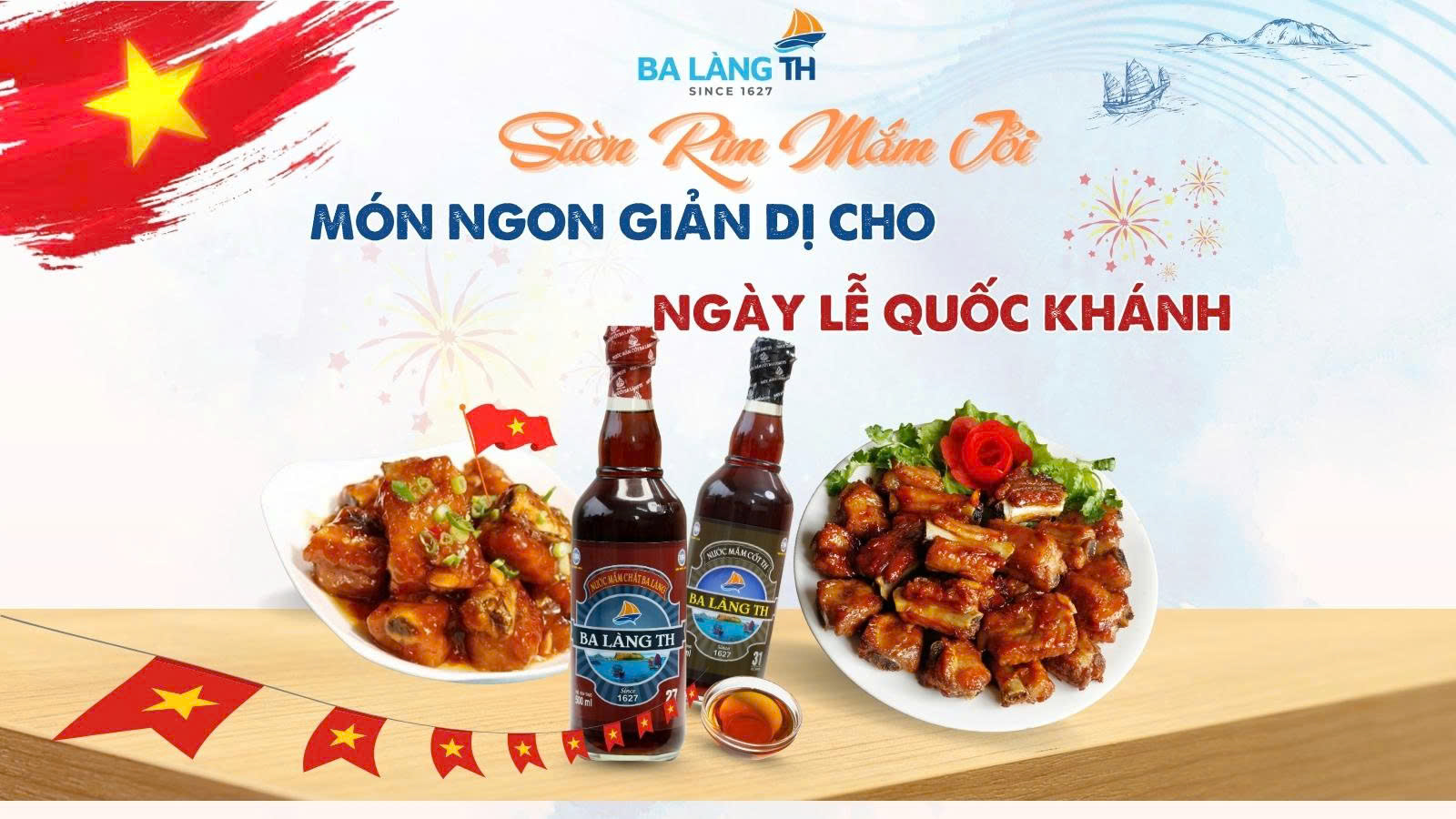 Sườn Rim Mắm Tỏi – Món Ngon Giản Dị Cho Ngày Lễ Quốc Khánh