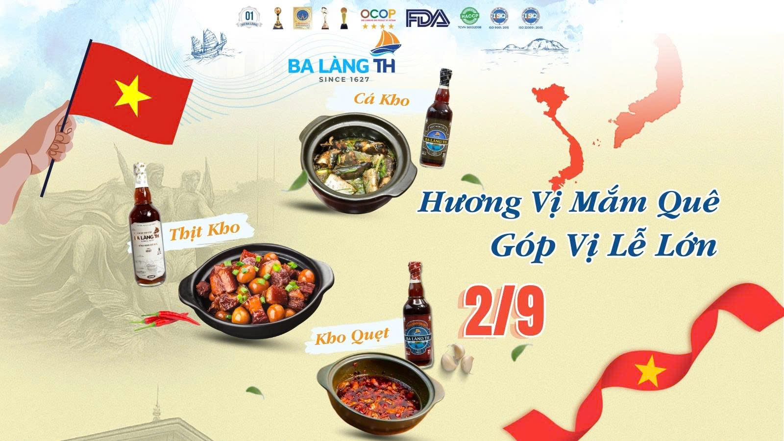 Hương Vị Mắm Quê, Góp Vị Lễ Lớn 2/9 Cùng Ba Làng TH