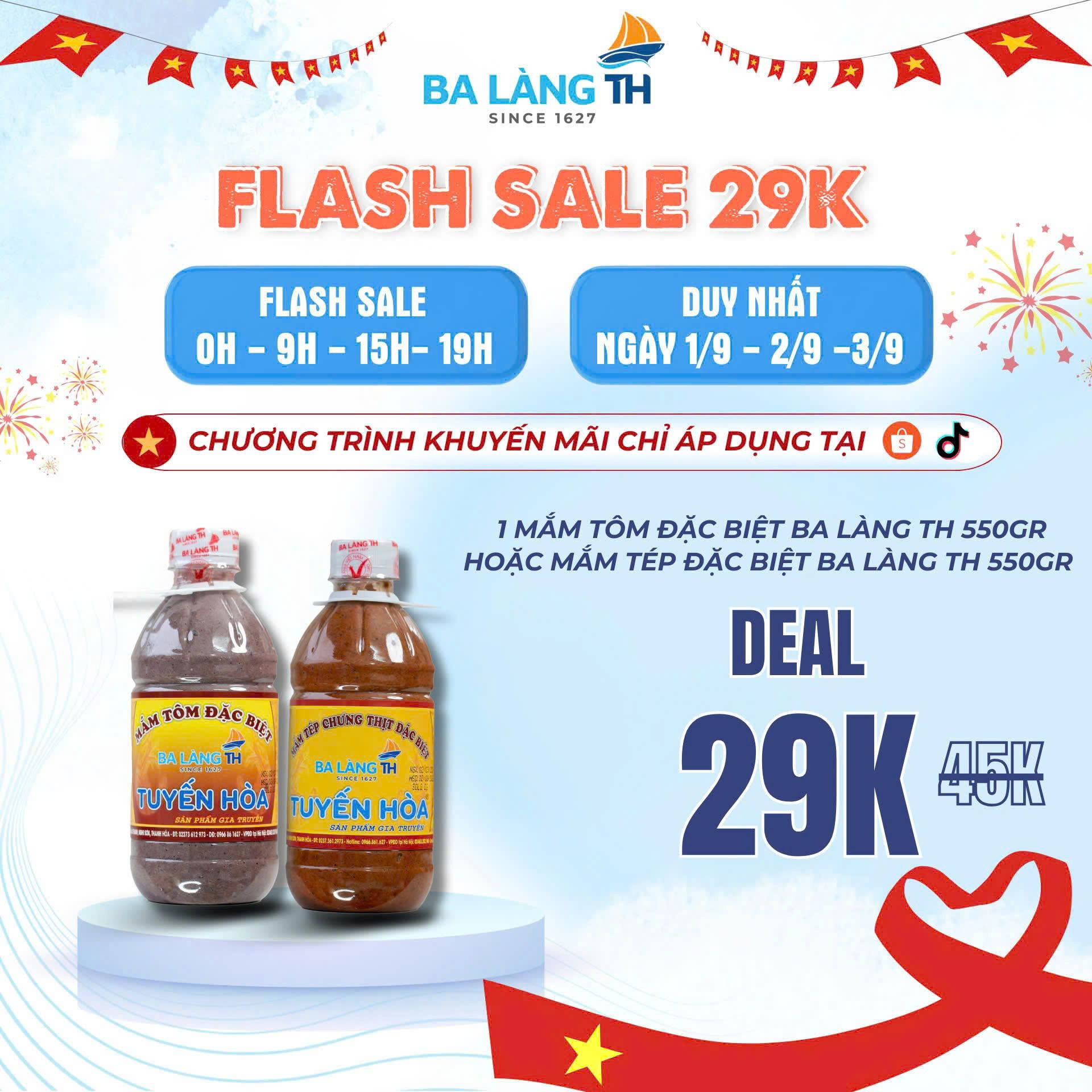 Deal 29K cho các sản phẩm