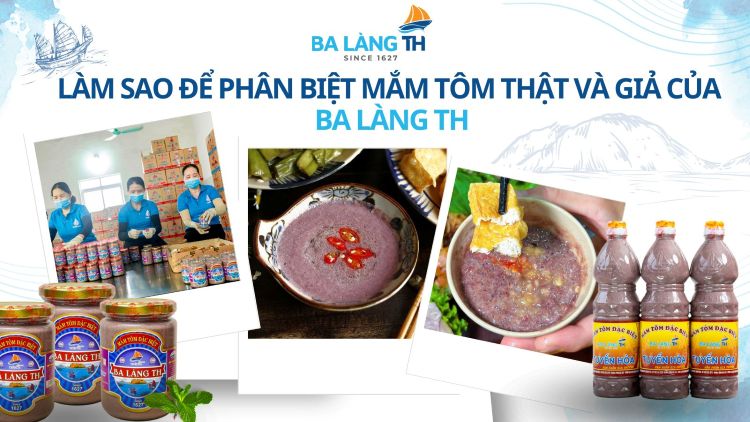 LÀM SAO ĐỂ PHÂN BIỆT MẮM TÔM THẬT VÀ GIẢ CỦA BA LÀNG TH