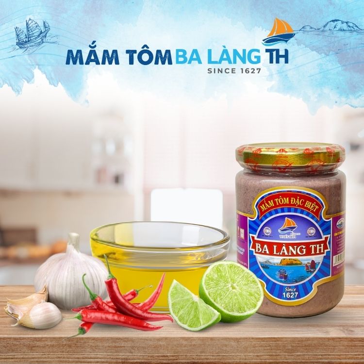 Cách pha mắm tôm ngon đúng chuẩn Ba Làng Thanh Hóa