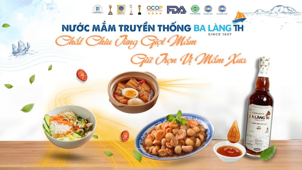 Nước Mắm Truyền Thống Ba Làng TH - Chắt Chiu Từng Giọt, Giữ Trọn Vị Mắm Xưa
