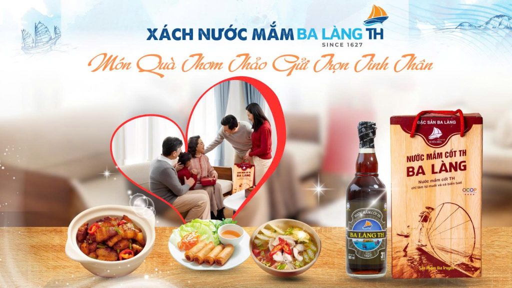 Xách Nước Mắm Ba Làng TH - Món Quà Thơm Thảo, Gửi Trọn Tình Thân