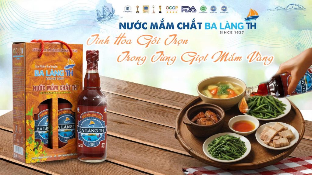 Nước Mắm Chắt Ba Làng TH – Tinh Hoa Gói Trọn Trong Từng Giọt Mắm Vàng