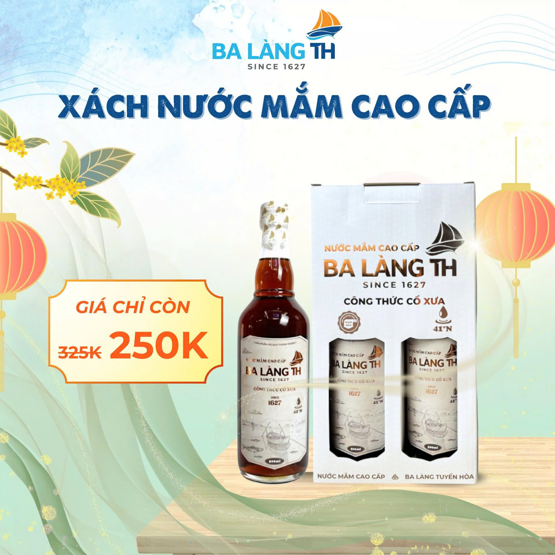 Xách nước mắm cao cấp
