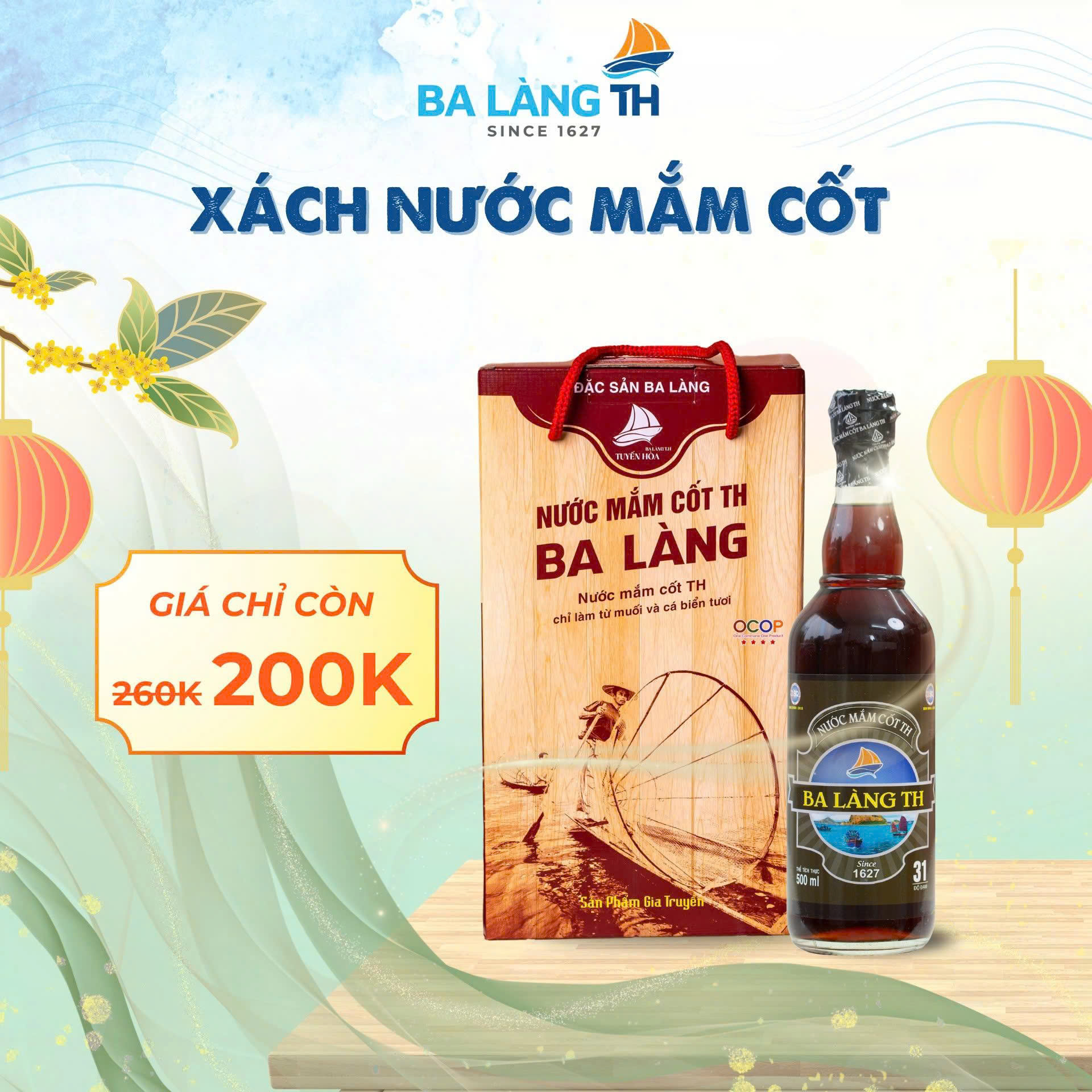 Xách nước mắm cốt