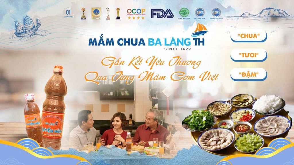 Mắm Chua Ba Làng TH - Gắn Kết Yêu Thương Qua Từng Mâm Cơm Việt