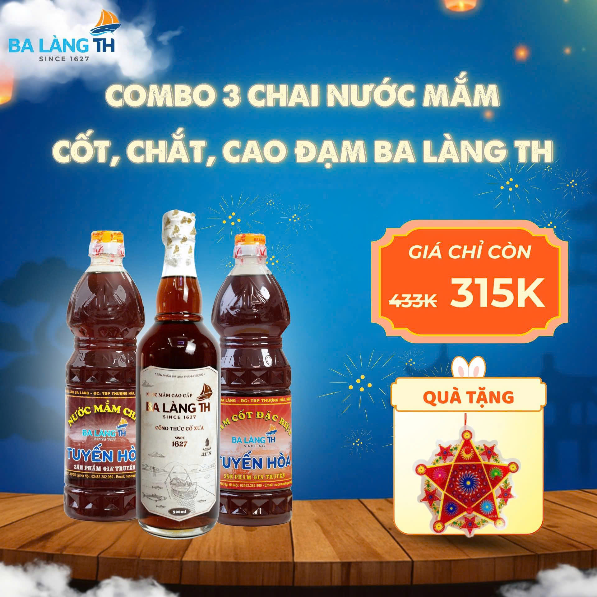 Combo 3 chai cốt, chắt, cao đạm