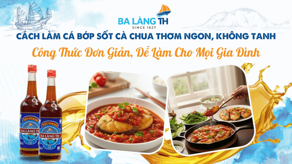 Cách làm cá bớp sốt cà chua thơm ngon