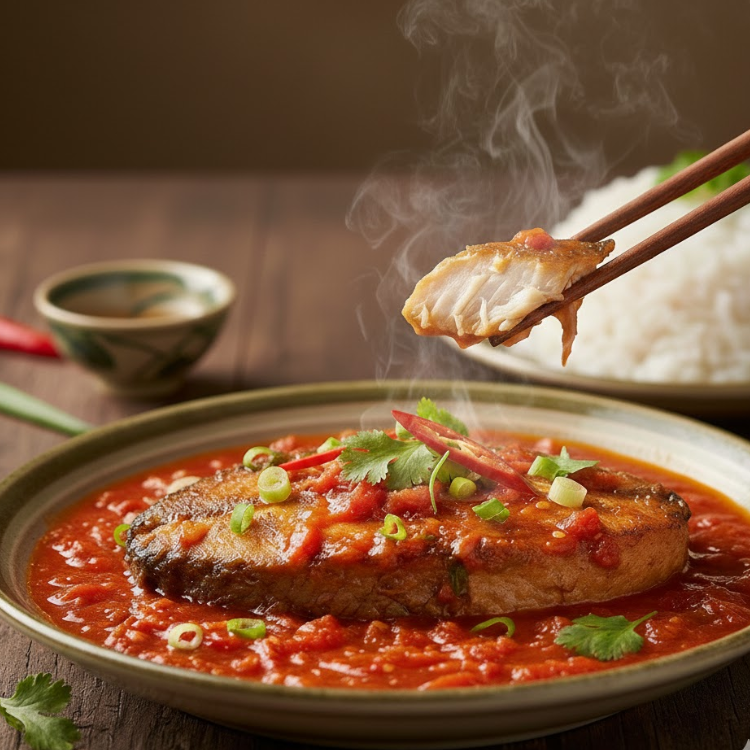 Cá bớp sốt cà chua