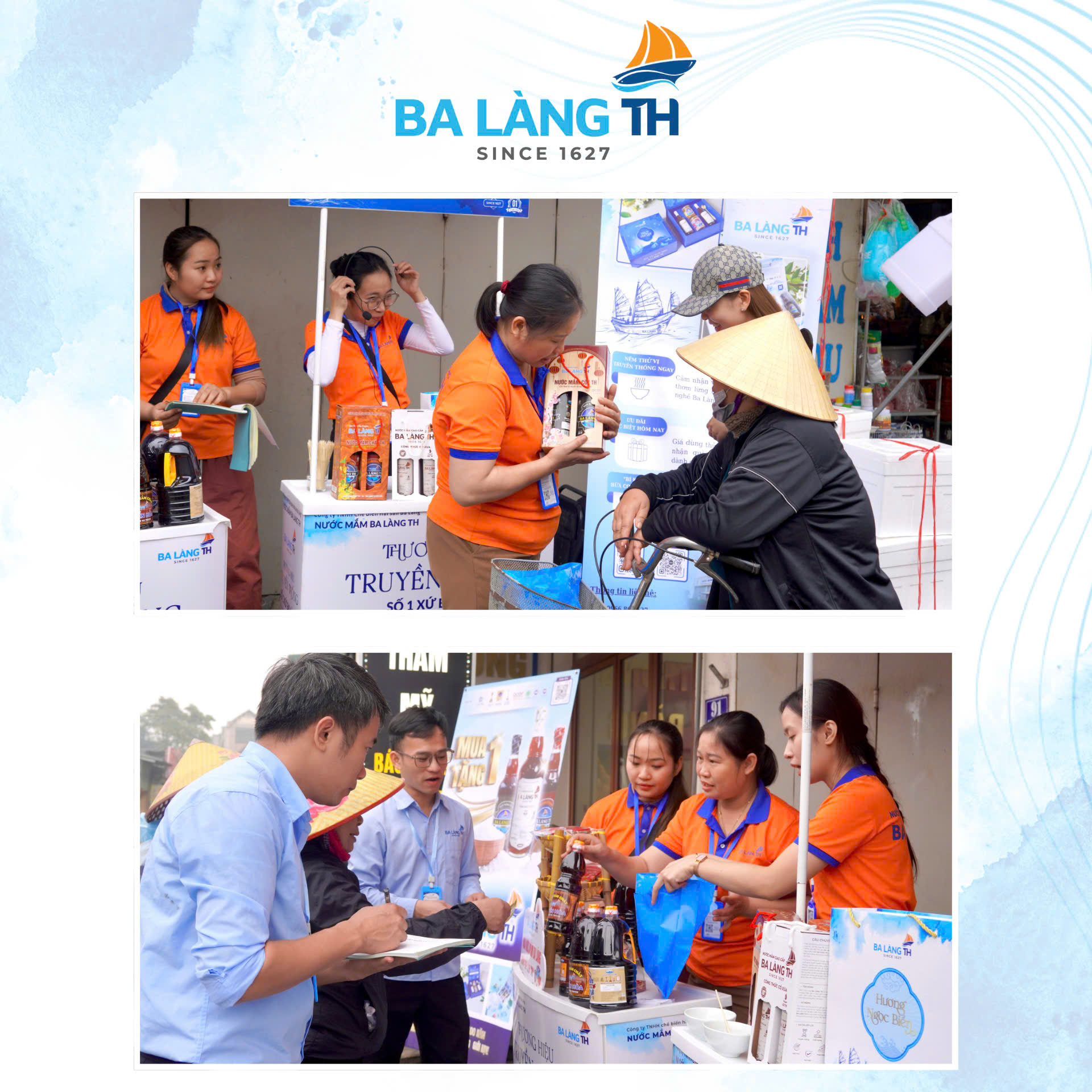 được trực tiếp nếm thử nước mắm Ba Làng TH