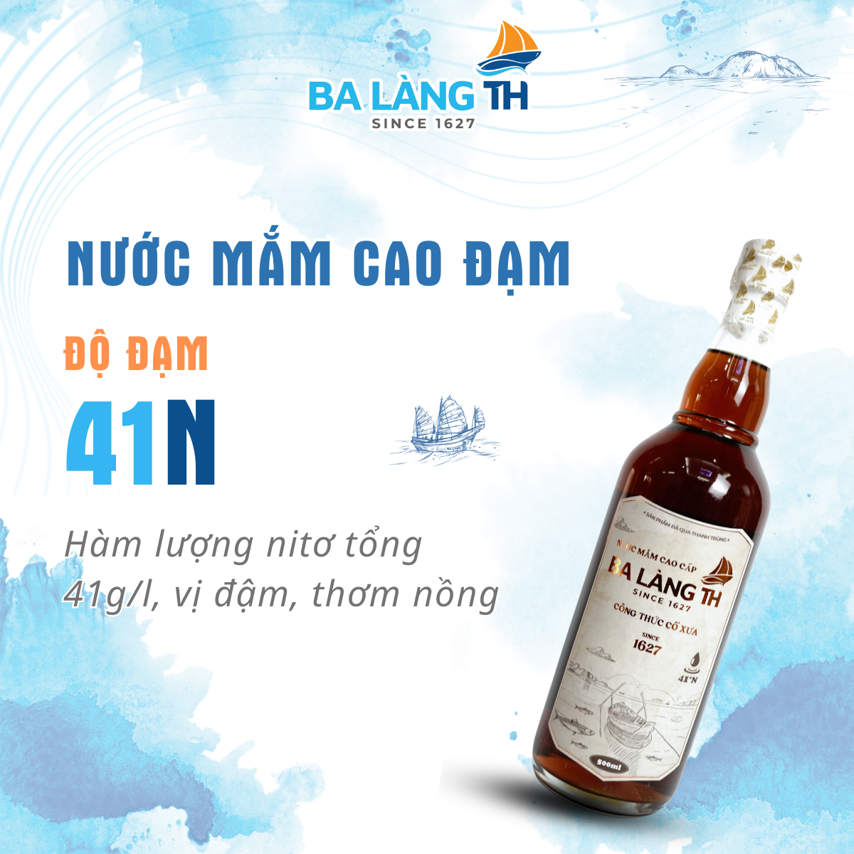 Nước Mắm Cao Đạm – Đậm Đà Chuẩn Vị Biển