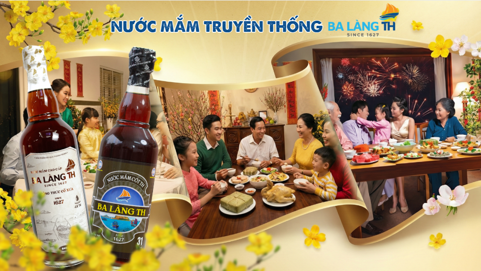 Nước mắm truyền thồng Ba Làng TH