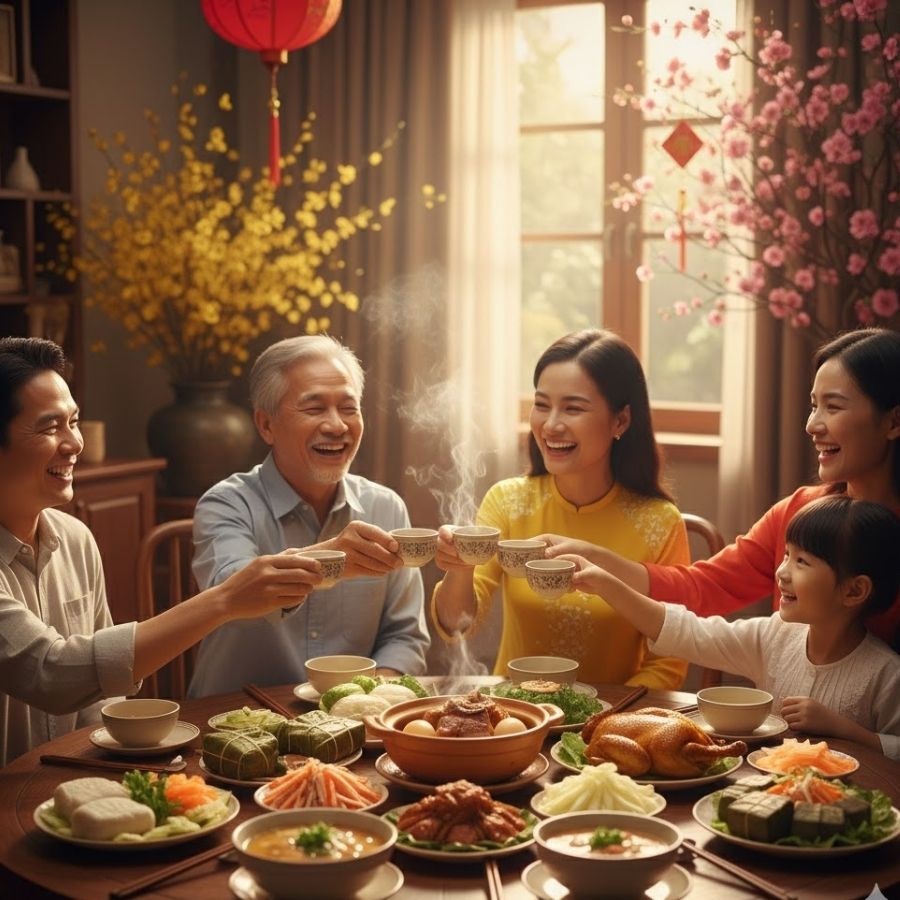 Ý Nghĩa Của Mâm Cỗ Ngày Tết Cổ Truyền