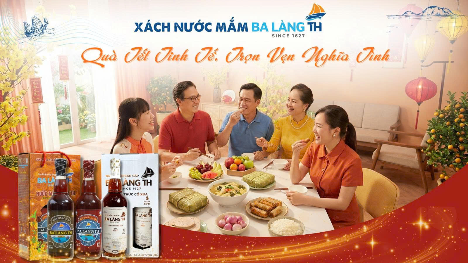 Xách Nước Mắm Ba Làng TH – Quà Tết Tinh Tế, Trọn Vẹn Nghĩa Tình