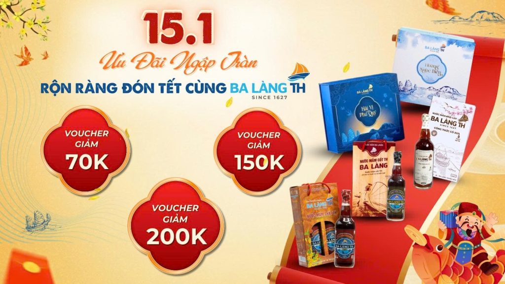 (15.1) Ưu Đãi Ngập Tràn - Rộn Ràng Đón Tết Cùng Ba Làng TH