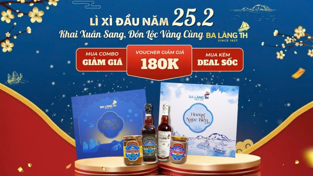 (25/2) LÌ XÌ ĐẦU NĂM - KHAI XUÂN SANG, ĐÓN LỘC VÀNG CÙNG BA LÀNG TH