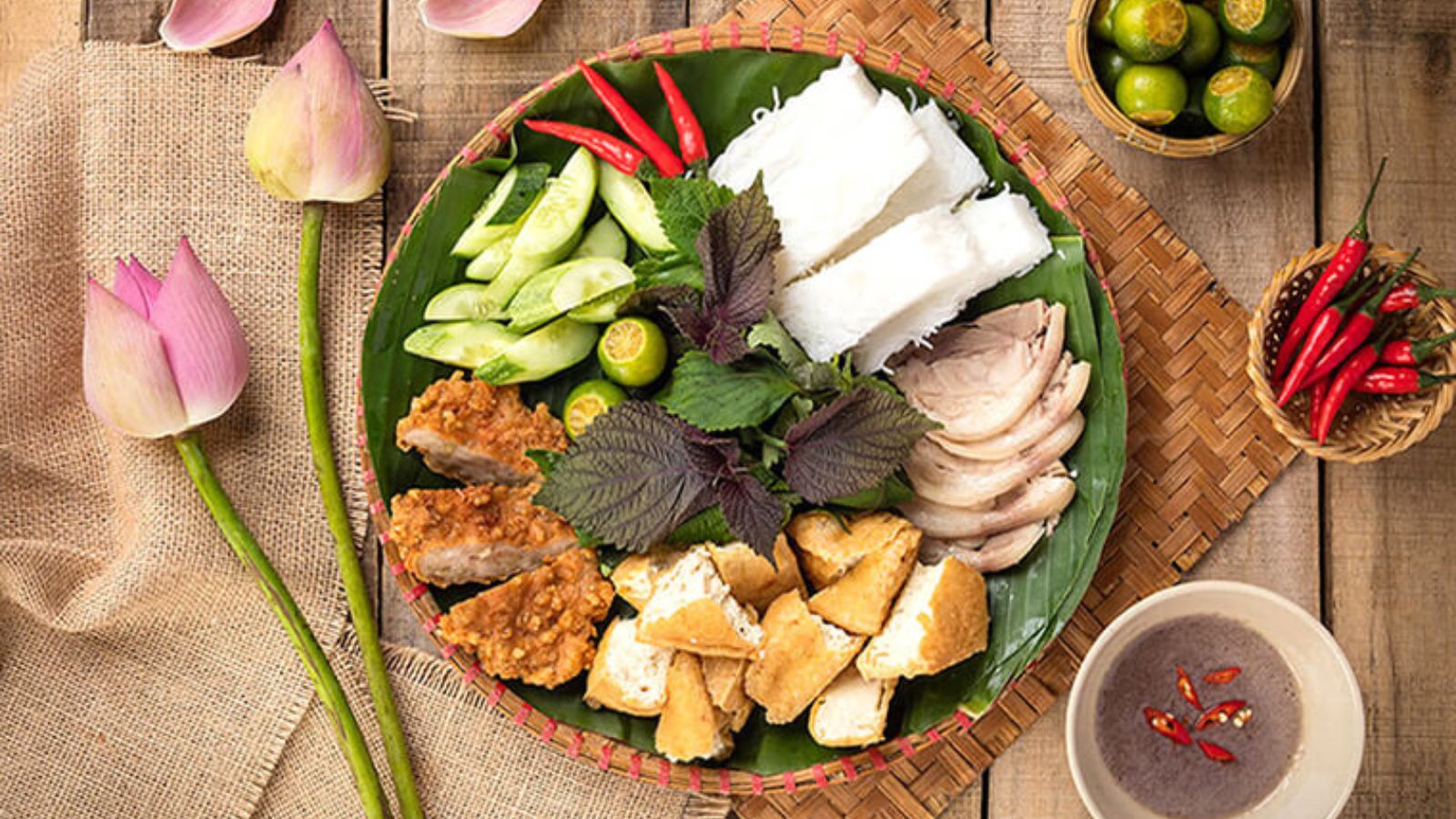 Thành Phẩm, Trình Bày Mẹt Bún Đậu