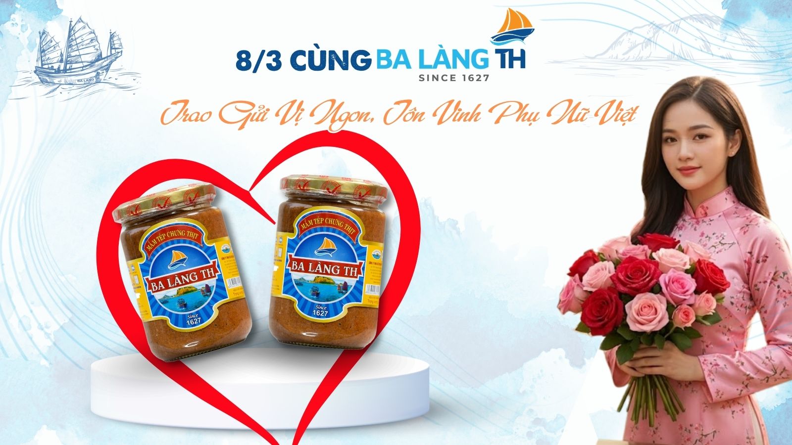 8/3 CÙNG BA LÀNG TH - TRAO GỬI VỊ NGON, TÔN VINH PHỤ NỮ VIỆT