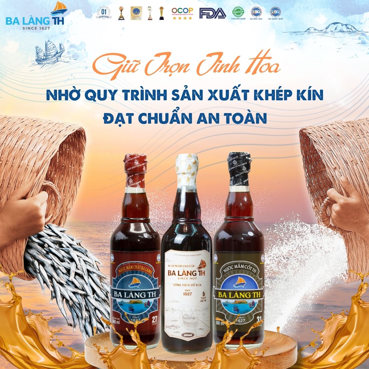 Ba Làng TH - Gìn Giữ Tinh Hoa Hải Vị Từ Làng Nghề Trăm Năm