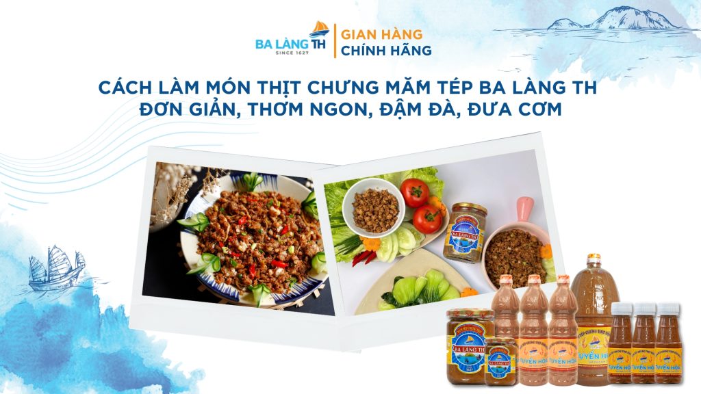 CÁCH LÀM MÓN THỊT CHƯNG MẮM TÉP BA LÀNG TH - ĐƠN GIẢN, THƠM NGON, ĐẬM ĐÀ, ĐƯA CƠM