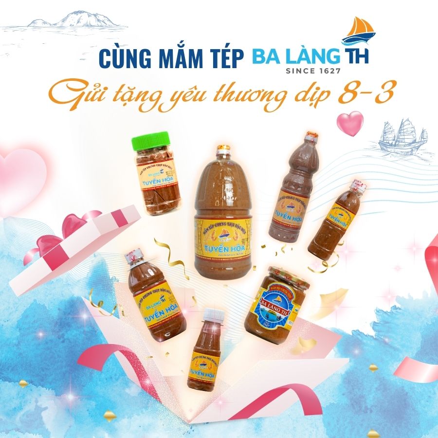 Mắm Tép Ba Làng TH - Lựa Chọn Quà Tặng 8/3 Mang Giá Trị Truyền Thống