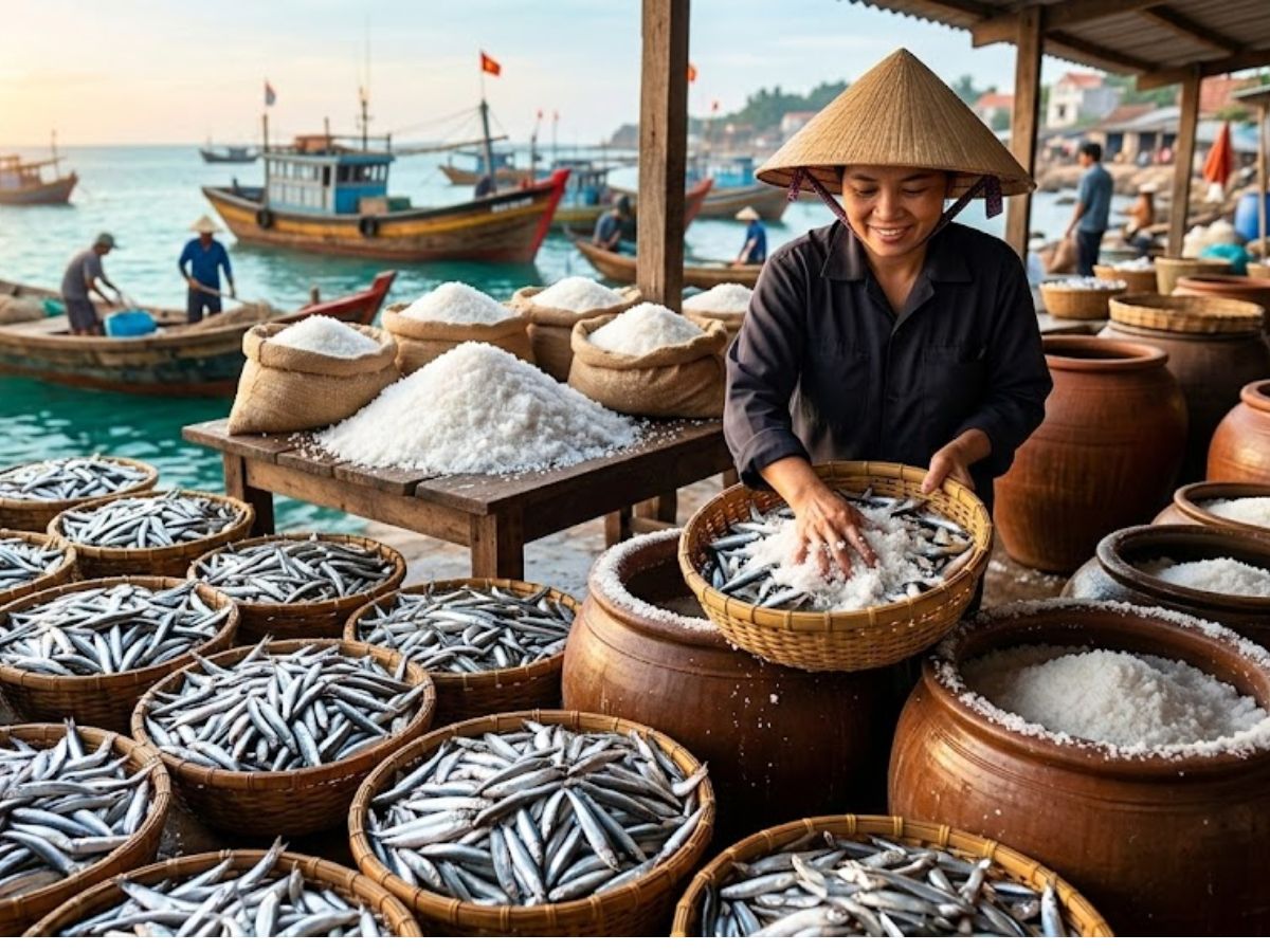 Cá Và Muối Tinh Chọn Từ Nguồn Nguyên Liệu Chất Lượng