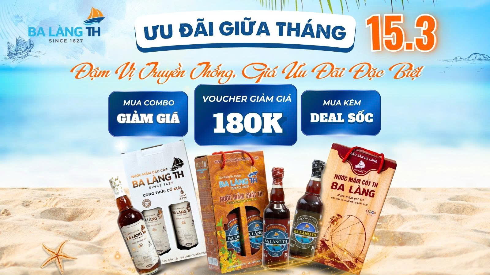 ƯU ĐÃI GIỮA THÁNG (15/3) – ĐẬM VỊ TRUYỀN THỐNG, GIÁ ƯU ĐÃI ĐẶC BIỆT
