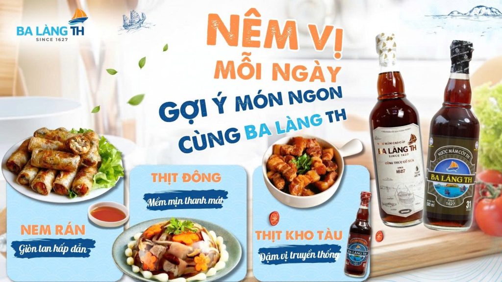 NÊM VỊ MỖI NGÀY – GỢI Ý MÓN NGON CÙNG BA LÀNG TH
